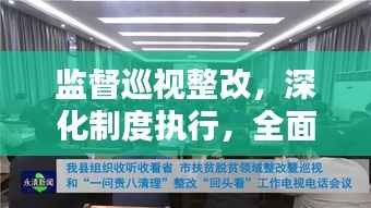 监督巡视整改，深化制度执行，全面从严治党关键行动