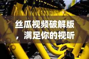 丝瓜视频破解版，满足你的视听盛宴，持续更新无极限！