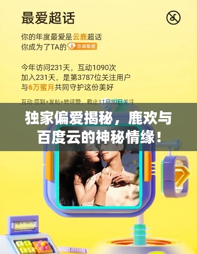 独家偏爱揭秘,鹿欢与百度云的神秘情缘!