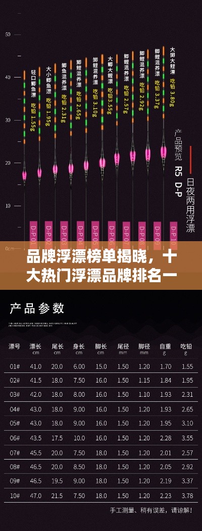 品牌浮漂榜单揭晓,十大热门浮漂品牌排名一网打尽!