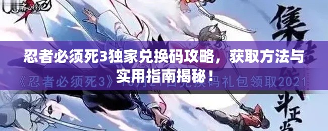 忍者必须死3独家兑换码攻略，获取方法与实用指南揭秘！