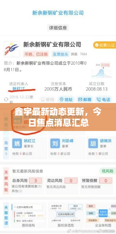 鑫宇最新动态更新,今日焦点消息汇总