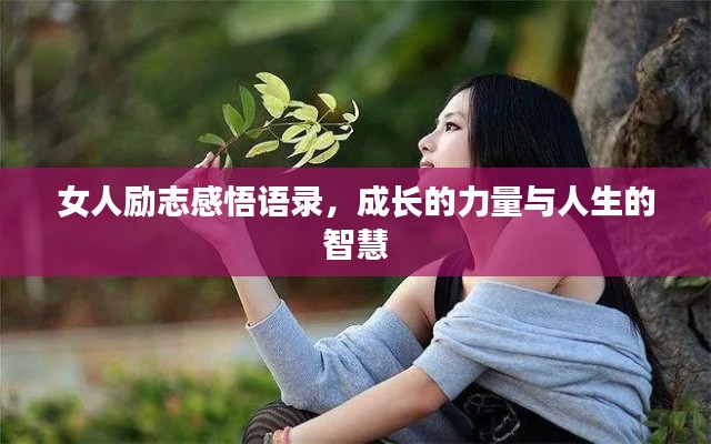 女人励志感悟语录,成长的力量与人生的智慧